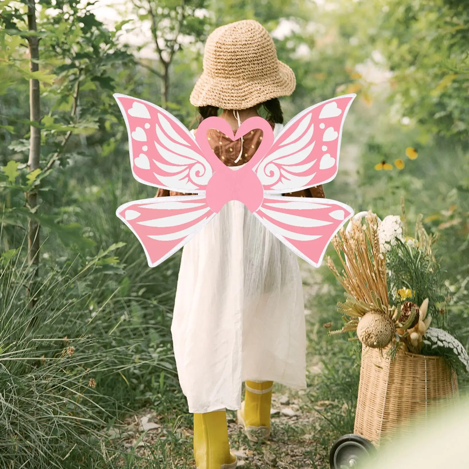 Fairy Wings for Girls Children Wearable Elf Cosplay Butterfly Fairy Wing