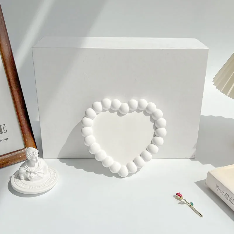 Decoratieve Prop Met Onregelmatig Wolkvormig Dienblad Multifunctioneel Onregelmatig Gipsbakje Voor Sieraden En Huisdecoratie