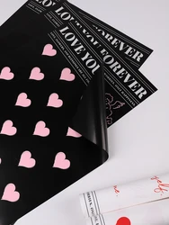 Valentine's Day Angel Packaging Film For Flowers Heart Shape Flower Wrapping Paper Art Aesthetics Waterproof Material Paper