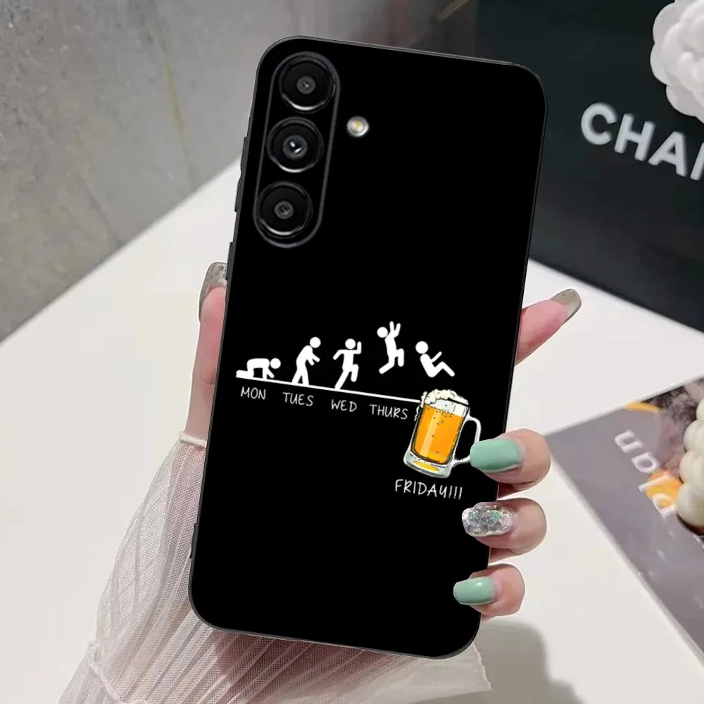 Beer Alcohol  Phone Case For Samsung S24,S21,S22,S23,S30,Ultra,S20,Plus,Fe,Lite,Note,10,9,5G Black Soft Cover