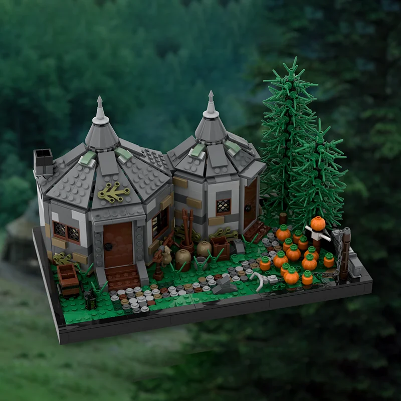 1100 pz Film Moc Building Blocks Modulare Half-gigante Cabana Scenario Modello di Montaggio FAI DA TE Giocattolo di Costruzione per Collectotr