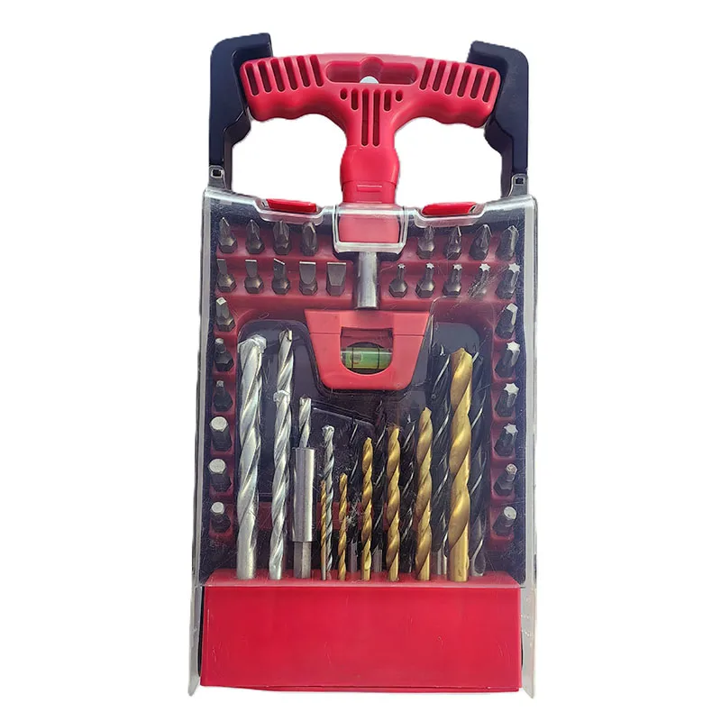 

50Pcs Twist Drill Bit Strong Magnetic Core Screwdriver Bit Impact Extended Driver Socket Set For Metal Iron Wood Drilling Hole