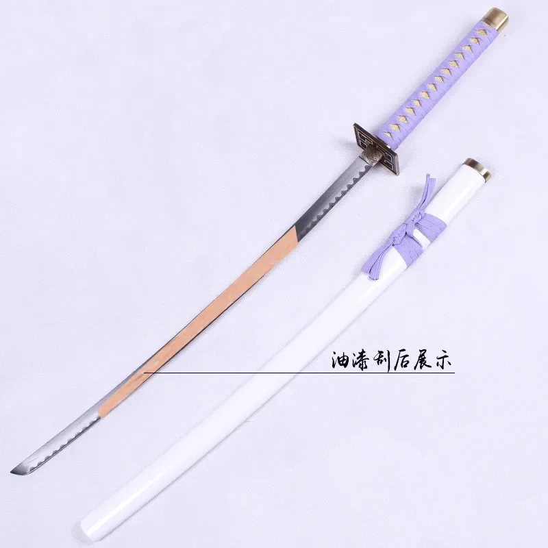 Bleach Anime Cosplay Spada Katana Byakuya Kuchiki Azzurro Senbonzakura Puntelli Cosplay Fornitura decorativa