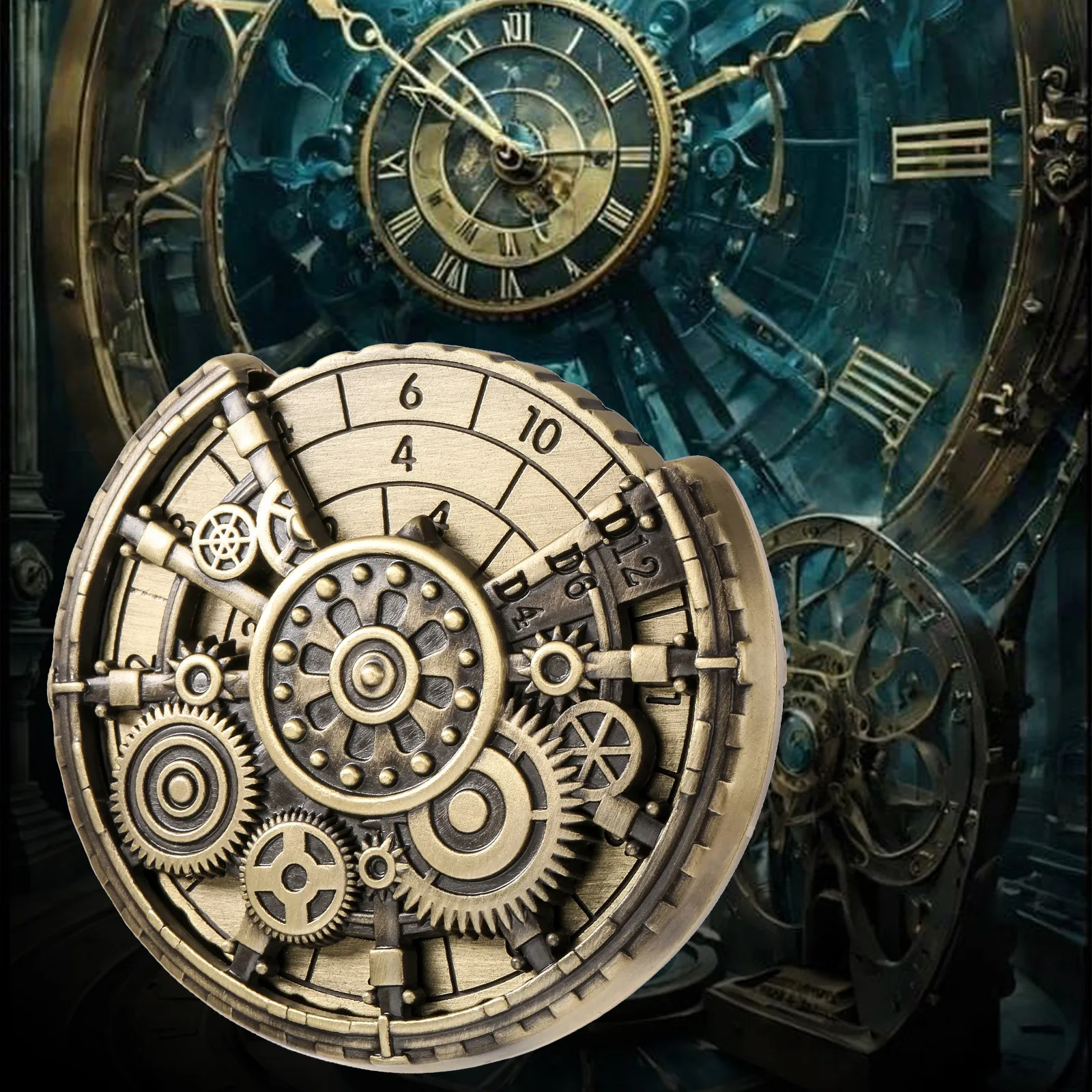 Engrenage du destin Fidget Spinner roue dentée en métal main Spinner EDC adulte Fidget jouets nouveauté bureau soulagement du Stress jouets