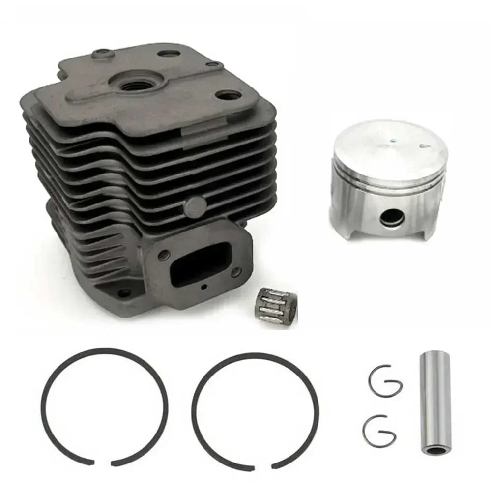 

1set Cylinder With Piston Kit 1E48F 48F 63CC 6300 2 Stroke Engine Garden Power Tools 48mm Cylinder & Piston Gasket Kit Parts