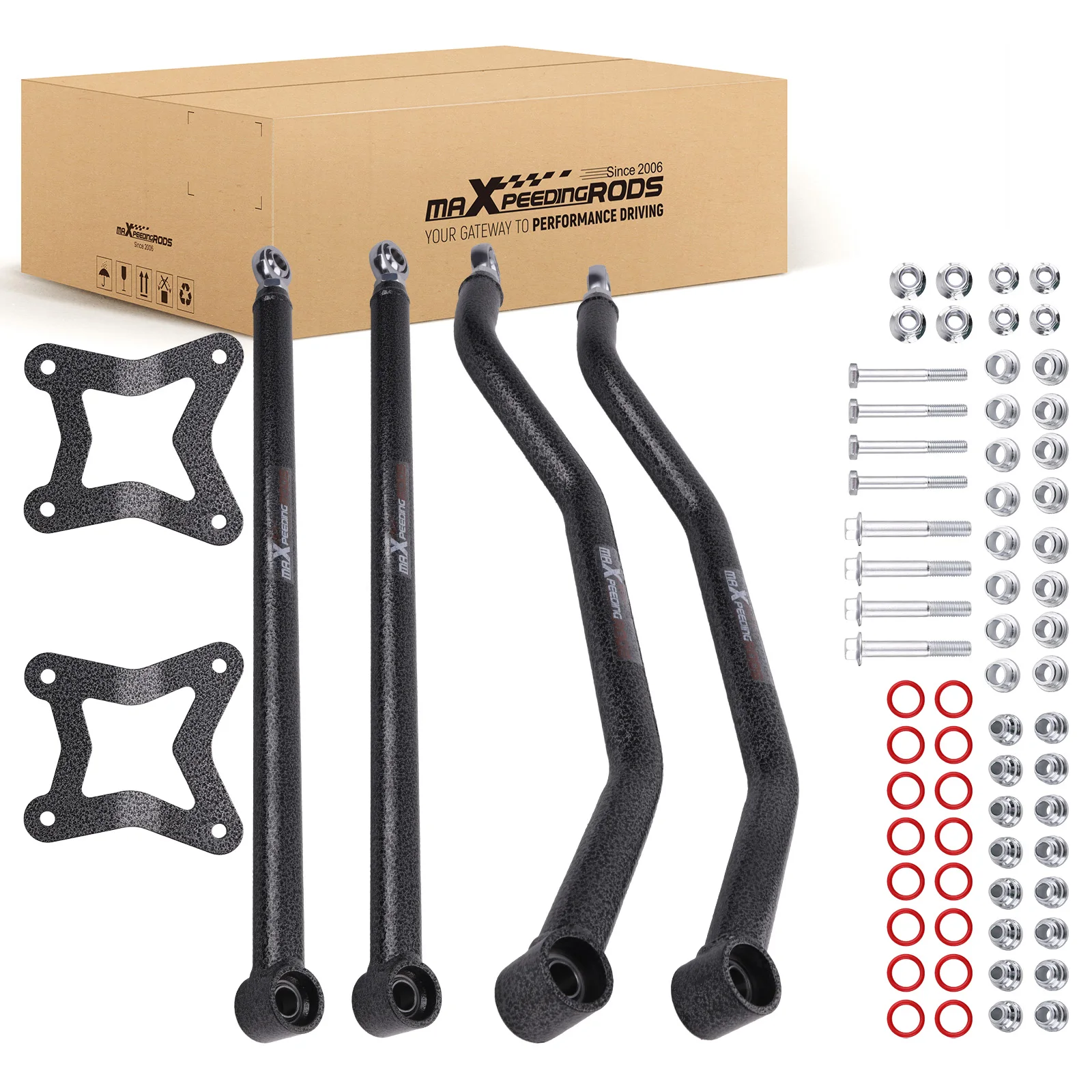 High Clearance Upper & Lower Radius Arms Rods For 2014+ Polaris RZR XP 4 1000