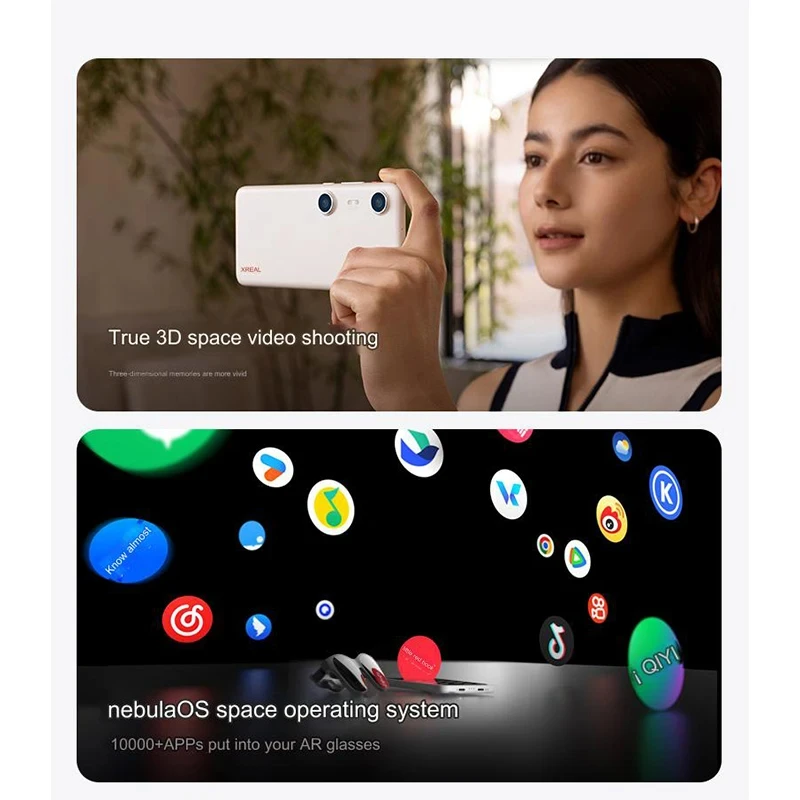 XREAL Beam Pro  AR Intelligent Terminal, 3DoF Hover+true 3D Shooting Massive APP To Enjoy At Will