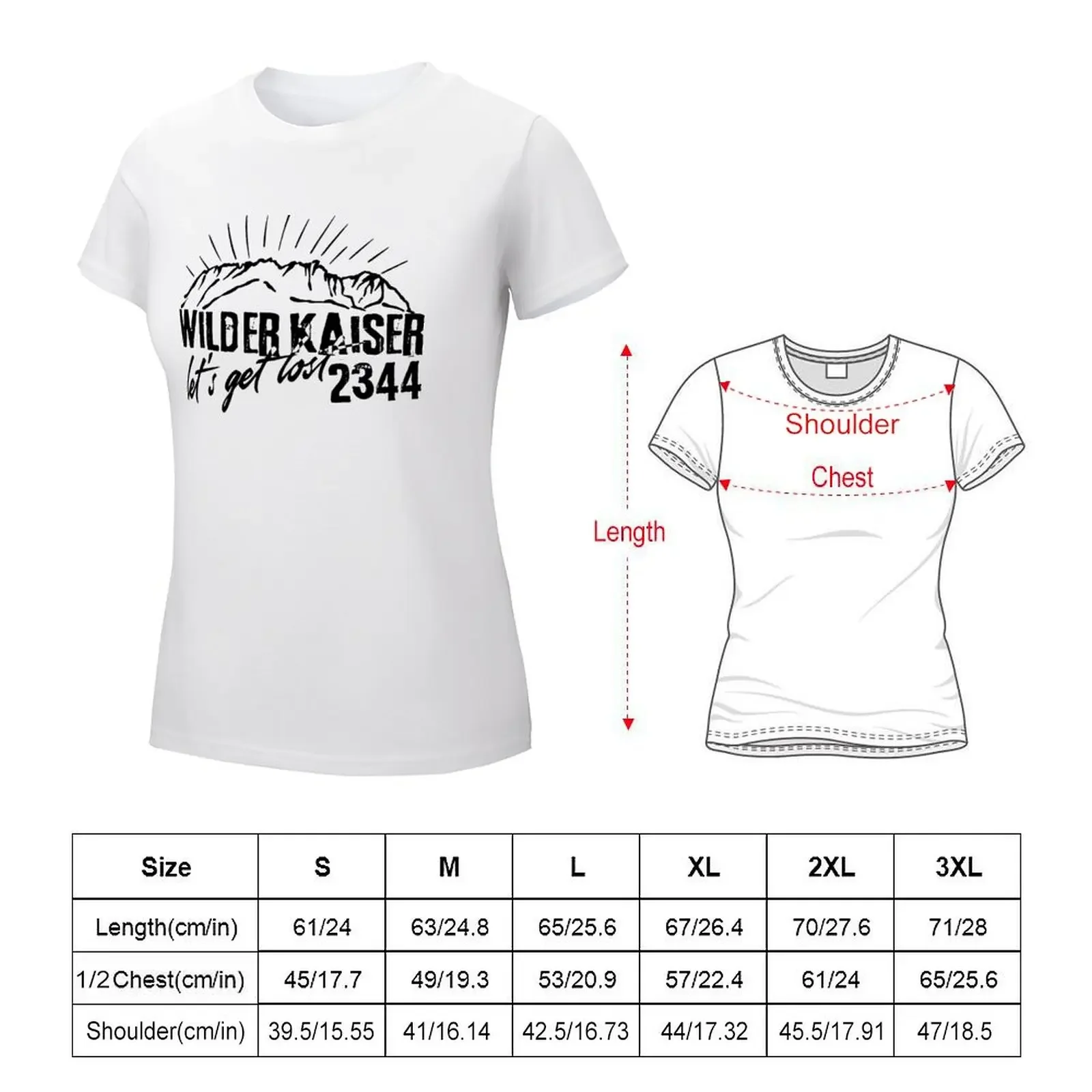 Wilder Kaiser Tirol Kitzbühel Vintage Austria T-shirt Blouse korean fashion summer top workout shirts for Women loose fit