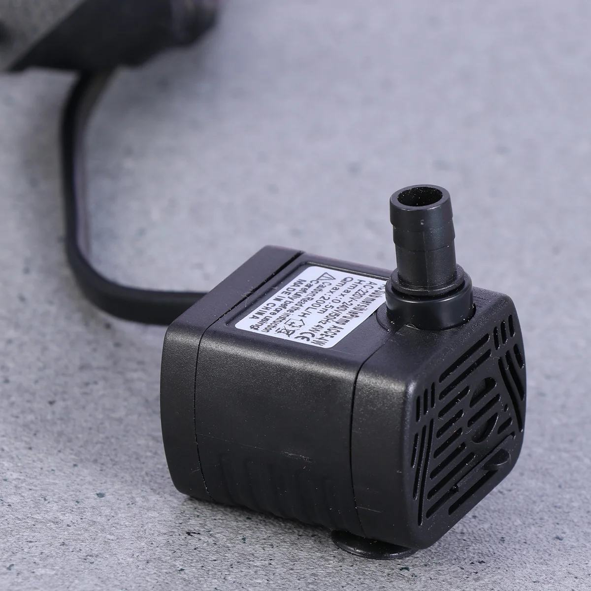 

220L H 4W Black Submersible Water Pump Adjustable Flow for Aquarium Fish Tank Fountain Pond Hydroponic System Eu Plug
