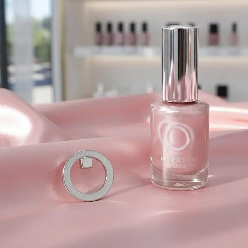 Hollow Cat Eye Magnet Ring Tool for Magnetic Gel Nail Polish Makes Distinct 3D Cat Eye Effects