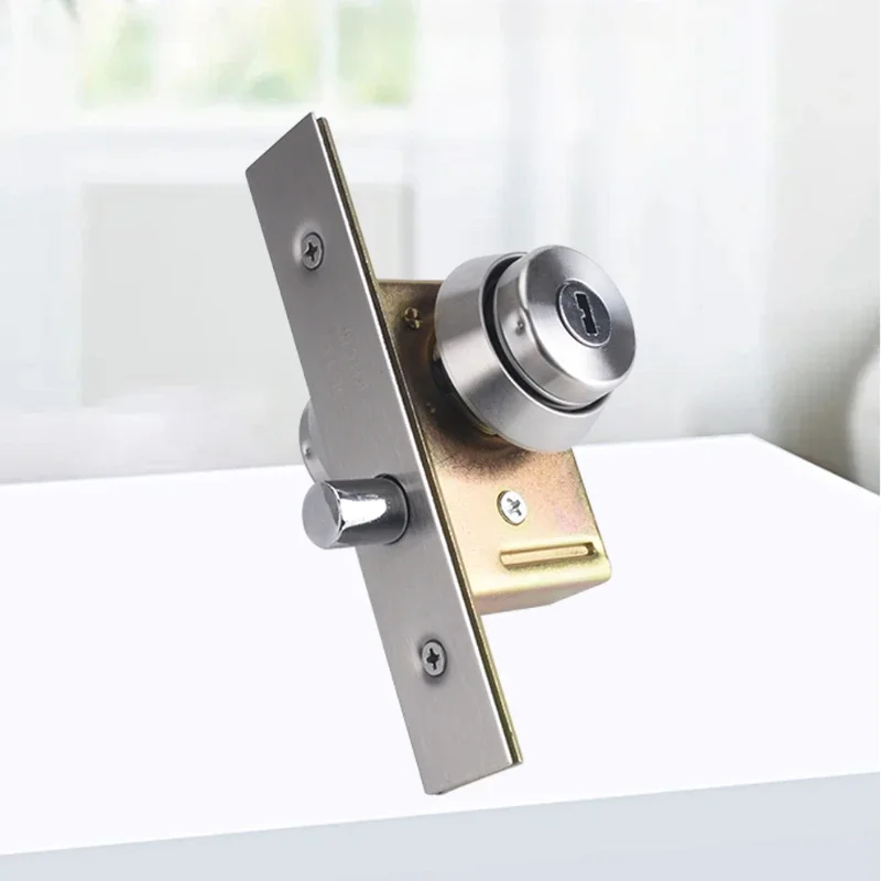 قفل باب بإطار زجاجي معدني ، زنبرك أرضي ، قفل باب غير مرئي ، أقفال أبواب مخزن ومكتب ، ملحقات أجهزة مع مفتاح #5