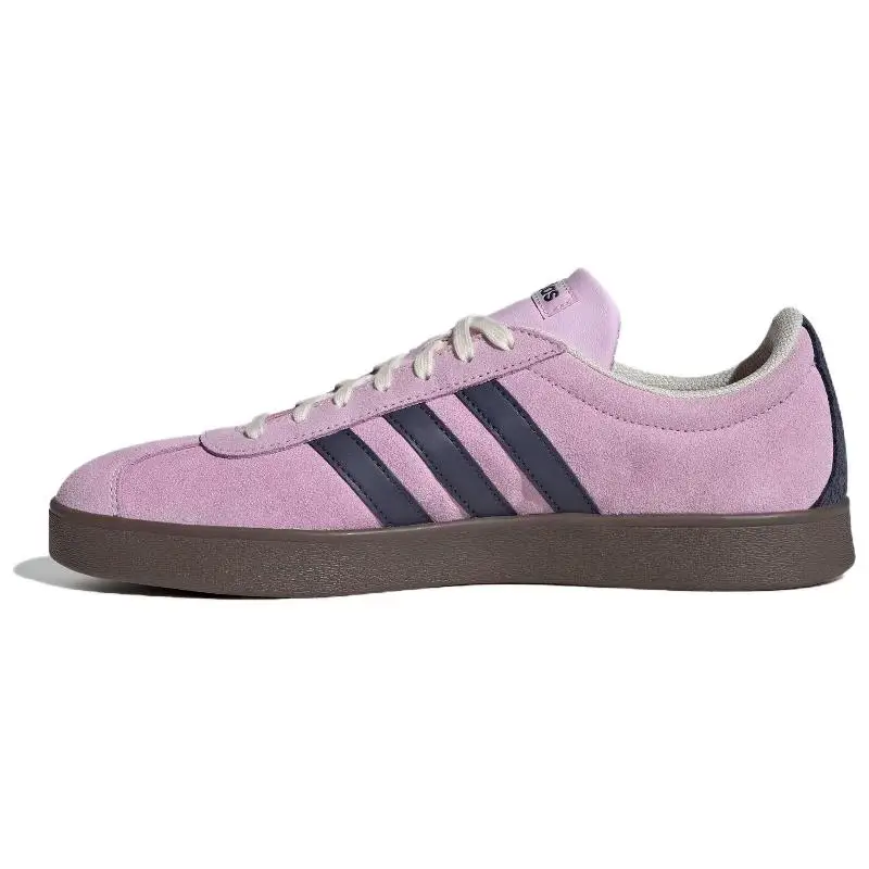 adidas VL Court 2.0 Skateboarding Shoes Unisex Low-top Purple/Dark Cyan/Milk White Sneakers shoes JR8309