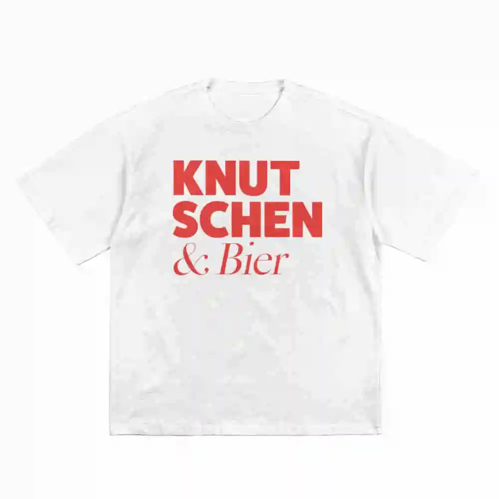 Smooching Beer X Lecker Bierchen Liebe Bier Short Sleeve Tee 100% Cotton T-Shirt