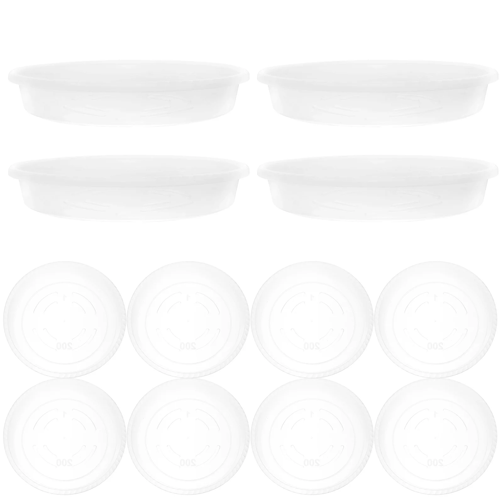 

20 Pcs Flower Pot Tray Flowerpot Saucer for Potted Plants Saucers Pp Drip Trays