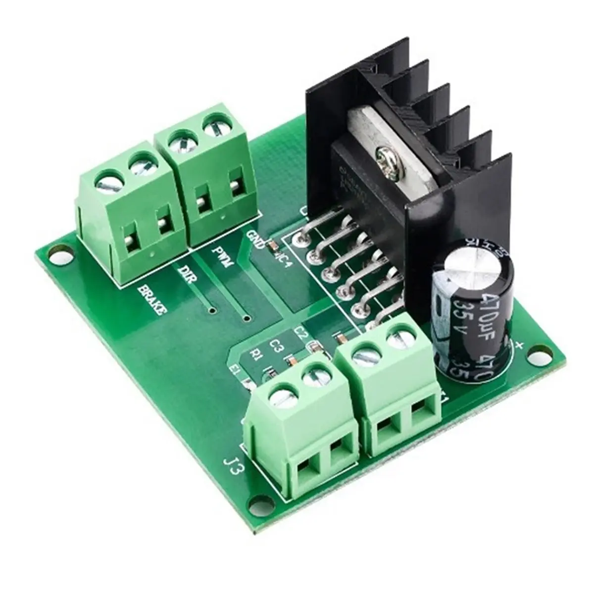 (CLOS) LMD18200T DC Motor Driver Module Board PWM Adjustable Speed 3A 75W Can Realize Forward/ Reverse for Arduino
