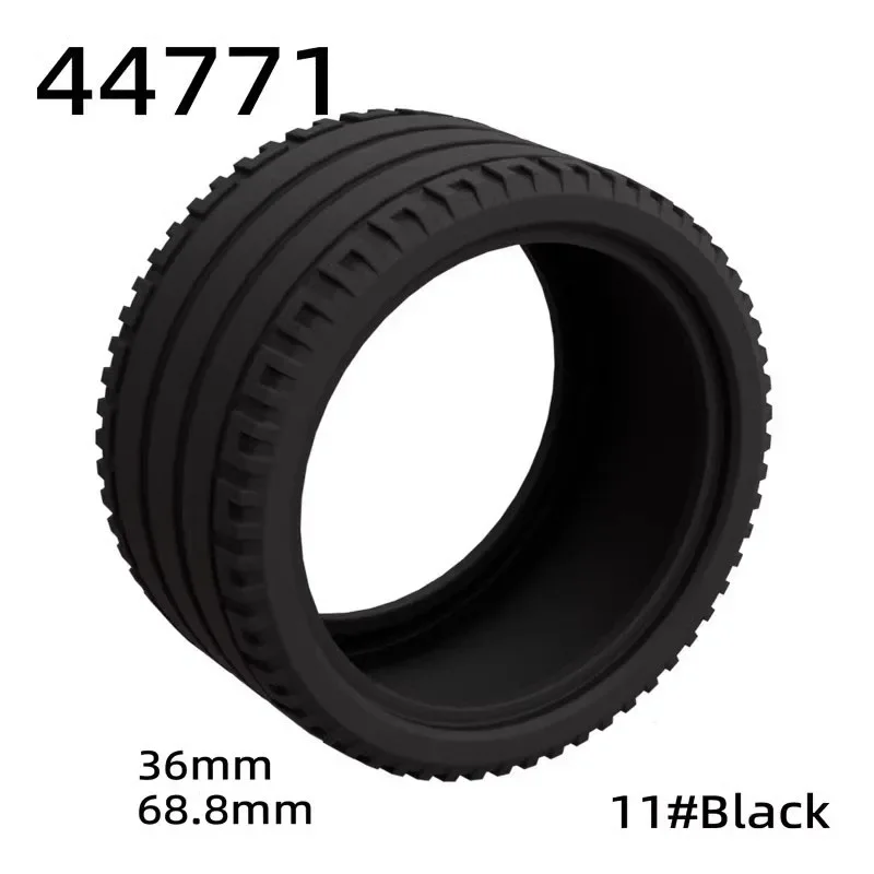 4Pcs Technical 68.8x36mm ZR Rim Wheels Tyre Hub 15038  23798 92912 54120 44771 Building Blocks Bricks Car EV3 Part Kids Gift Toy