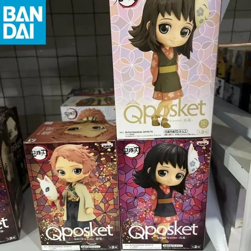 オリジナルバンダイバンプレスト悪魔特効 Q posket サビトマコモ PVC 本物のアニメアクションフィギュアモデルコレクター置物おもちゃ