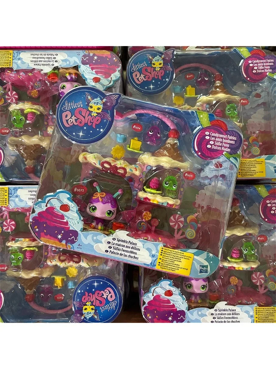 Hasbro Littlest Pet S LPS 스프링클 팰리스 Candysweet 요정 피규어 모델 장난감 취미 선물