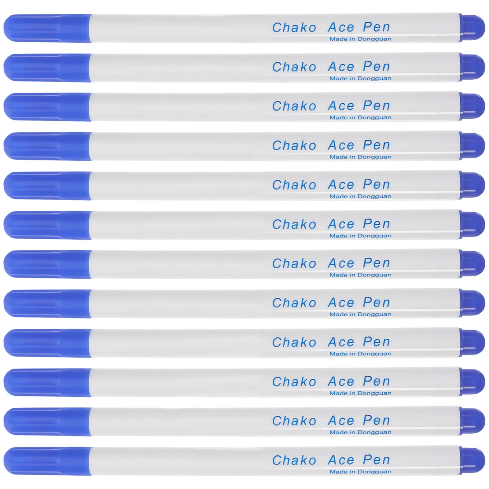 

12Pcs Tattoo Positioning Marker Pens Blue Skin Piercing Pen Non Smear Oil Ink for Eyebrow Skin Tattoo Marking Pen