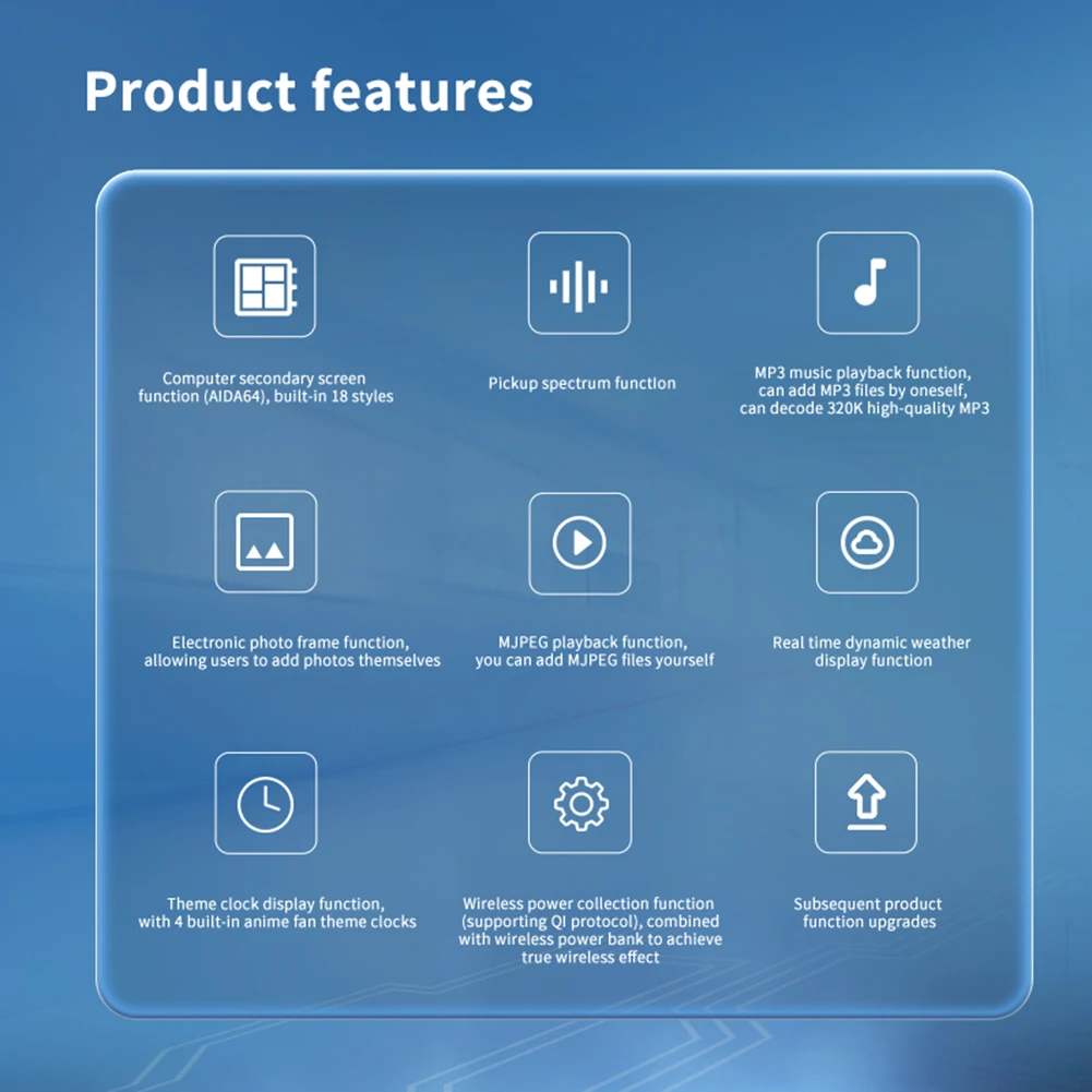 1.8 بوصة شاشة مستديرة 360x360 IPS عرض بالسعة شاشة تعمل باللمس ESP32-S3 مجلس التنمية 8M PSRAM 16M فلاش
