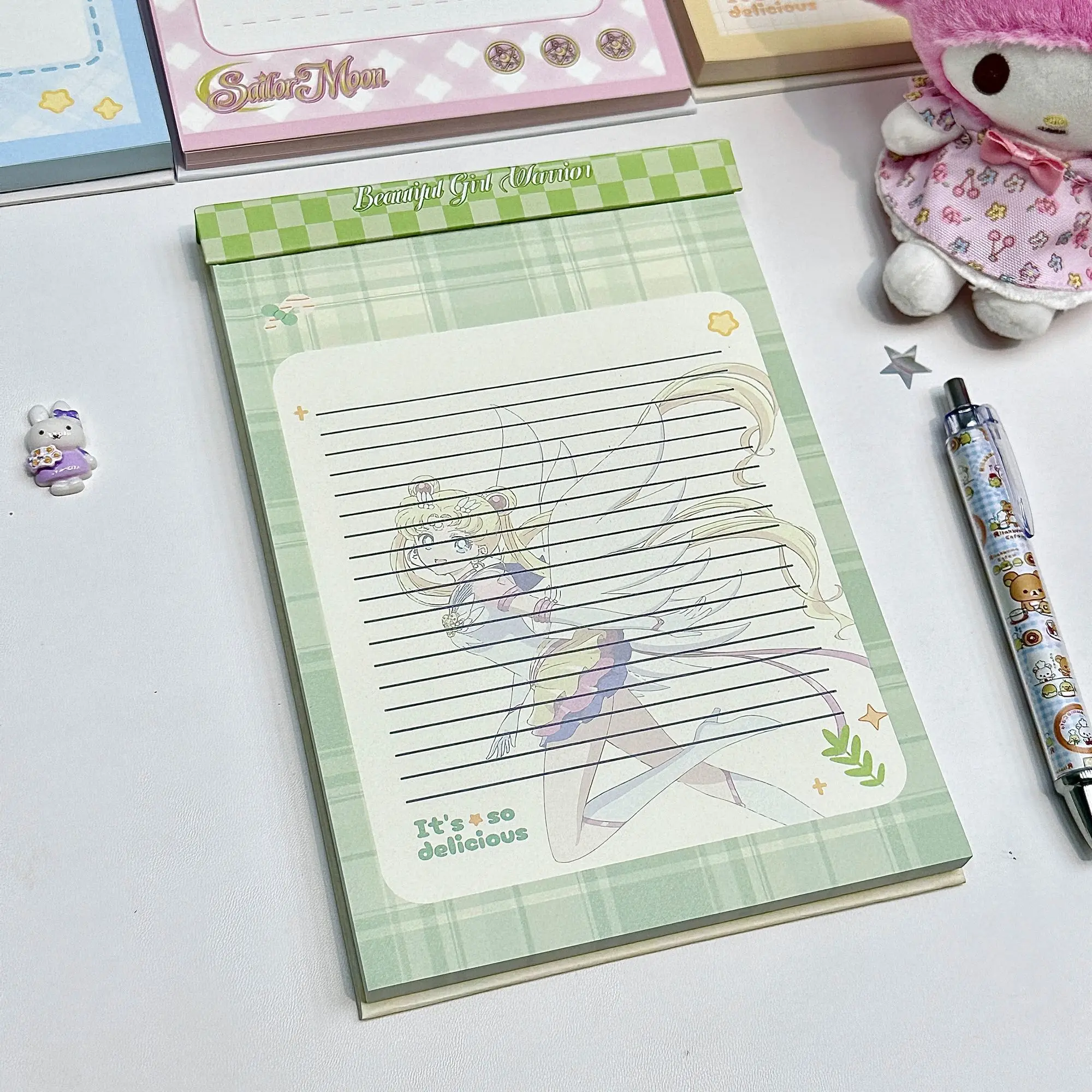 Sailor Moon Cute Memo Pad Student Diary Notebook Daily Record Notebook Cute Graffiti Notebook Girls' Gifts - view 3
