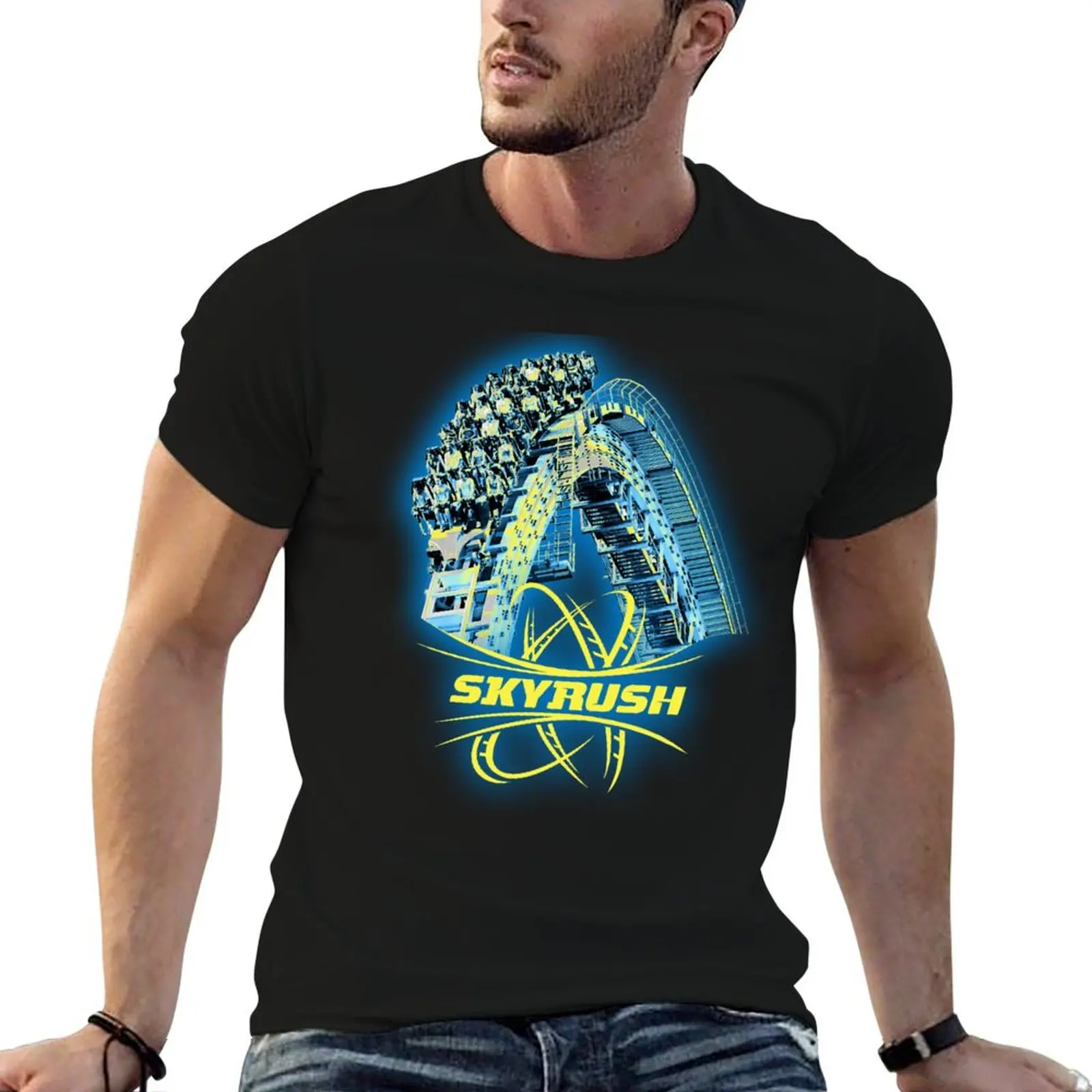 

Skyrush T-Shirt summer 2025 luxury t-shirt black t-shirts for men