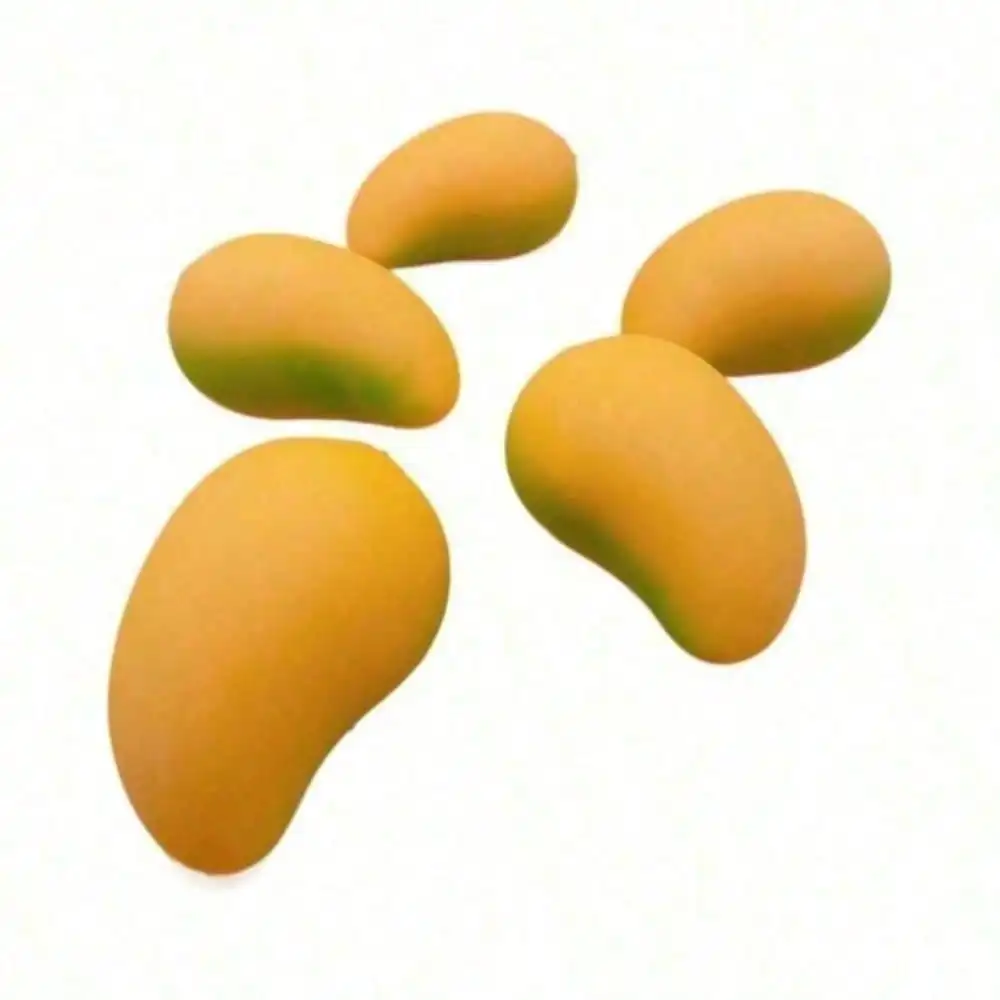 

1pc Vivid Realistic Mango Squishy Soft Elastic Sensory Fidget Toy Anti-Anxiety Hand Knead Mood Relax Desktop Ornament Lightweight Portable Novelty Prank Party Leisure Gift