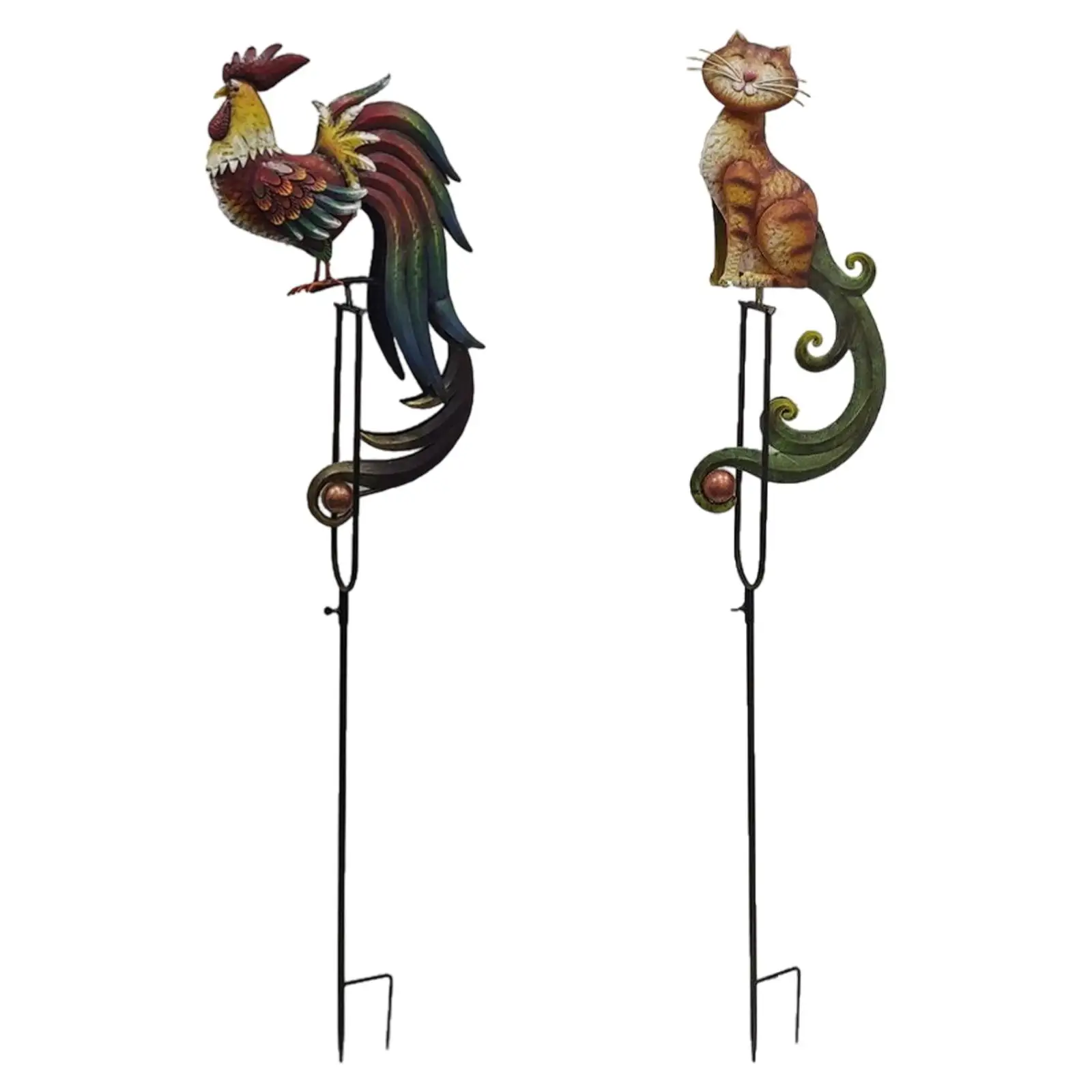 Animal Rocker Garden Stake Entryway Party Housewarming Yard Lawn Ornament