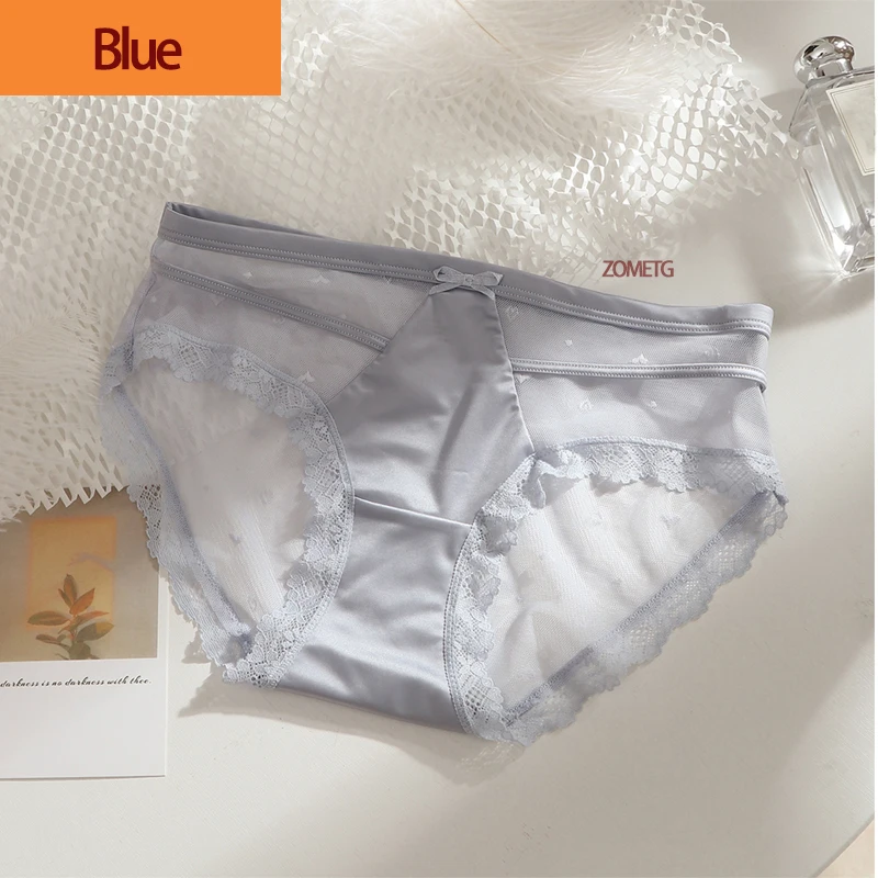 

5pcs/lot Ladies Panties Mid Rise Briefs Women Underwear Zometg Girl Briefs Lingerie Soft Pantys