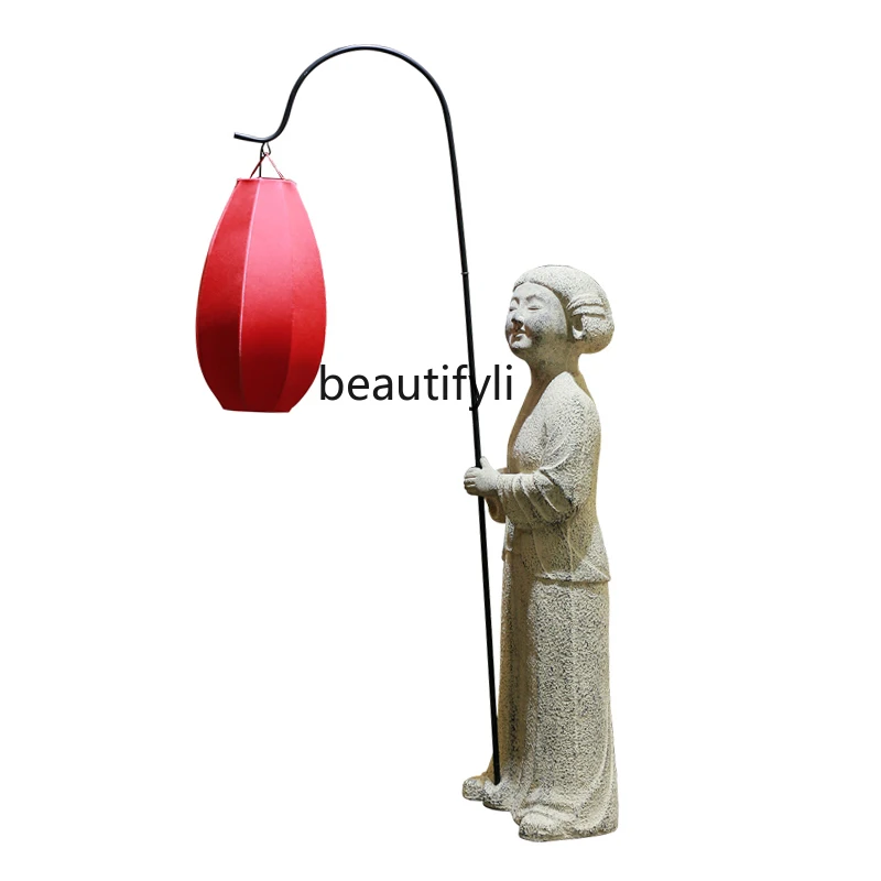 

New Chinese Floor Lamp Living Room Tea House Engineering Lamps Study Classical Court Floor Lamp