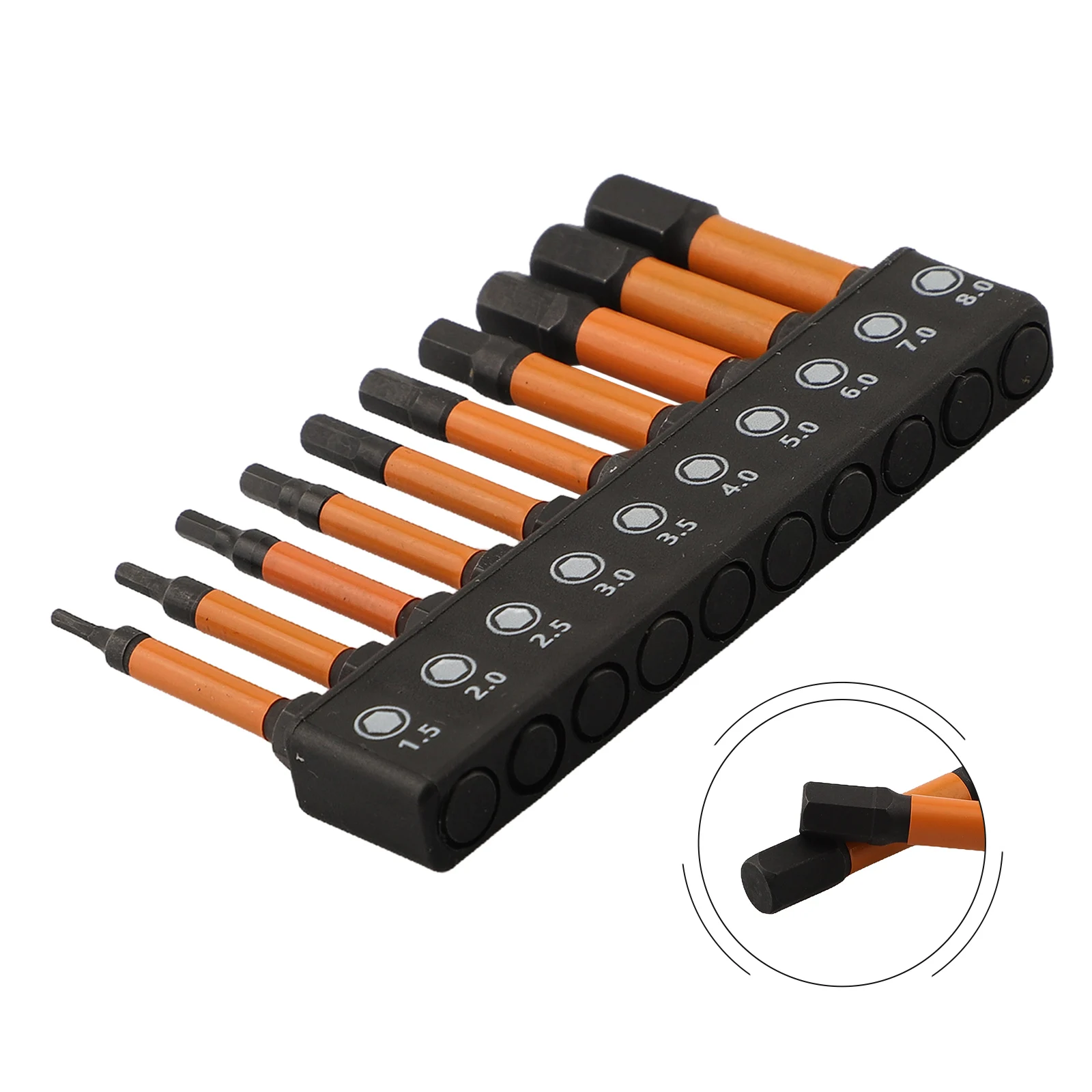 New Screwdrivers Bit Magnetic Metal Screwdriver Wear-resistant High-strength Inner Hexagon 1/4inch 50mm Bit Holder