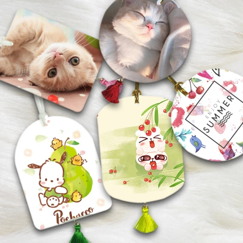 Car Home Felt Sheet Sublimation Blanks Air Freshener Sheets Handmade Art Drop shipping