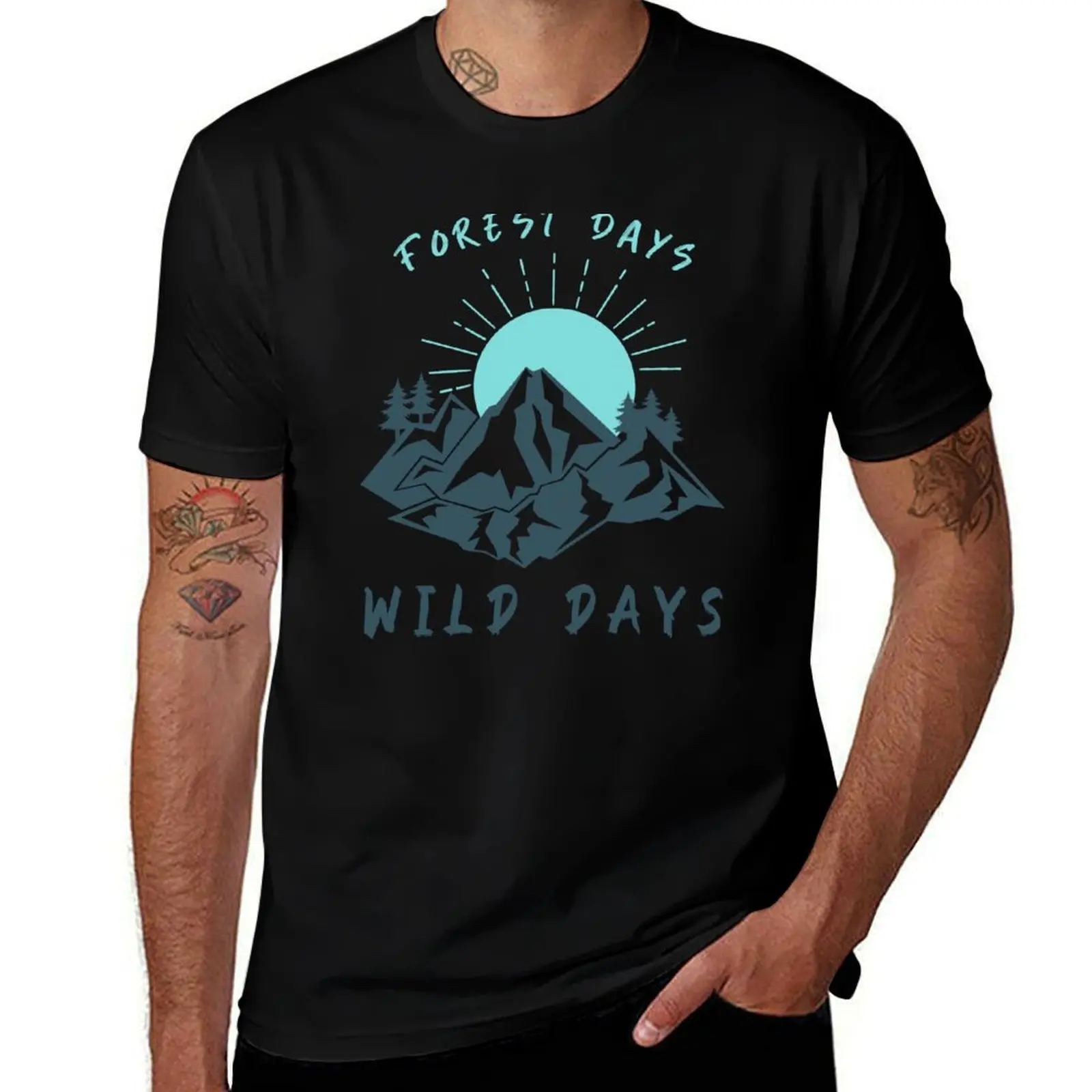 

FOREST DAYS WILD DAYS T-Shirt custom t-shirts Man t-shirt funny meme t-shirts anime stuff mens t shirts pack