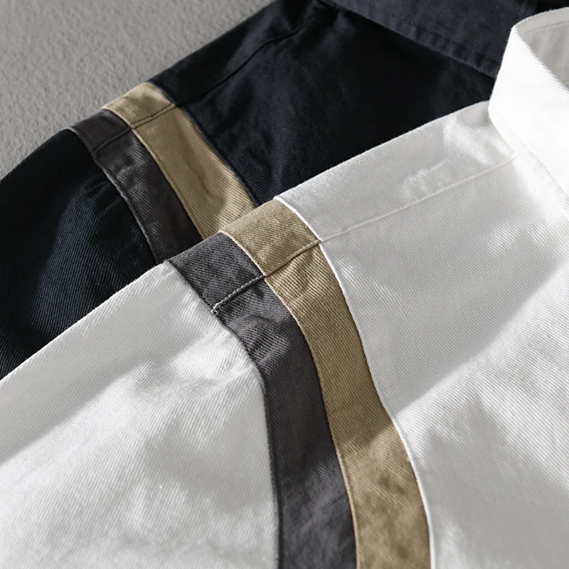 

Новая дизайнерская повседневная хлопковая рубашка французского качества с длинным рукавом, мужская брендовая модная лоскутная удобная верхняя одежда, сорочка Homme