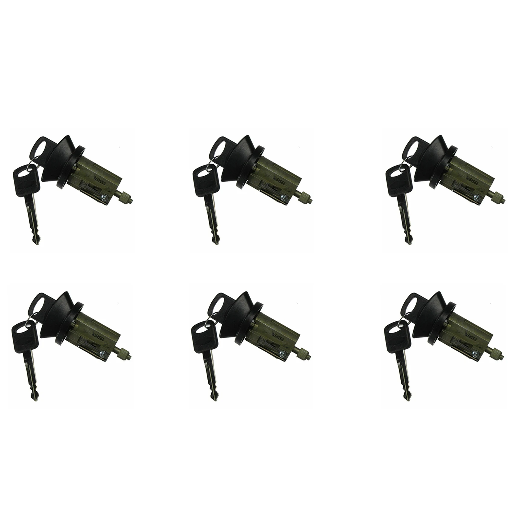 6X Bezel Ignition Lock Cylinder with Keys for Ford Mercury Lincoln Pickup Truck 1L3Z 1L3Z