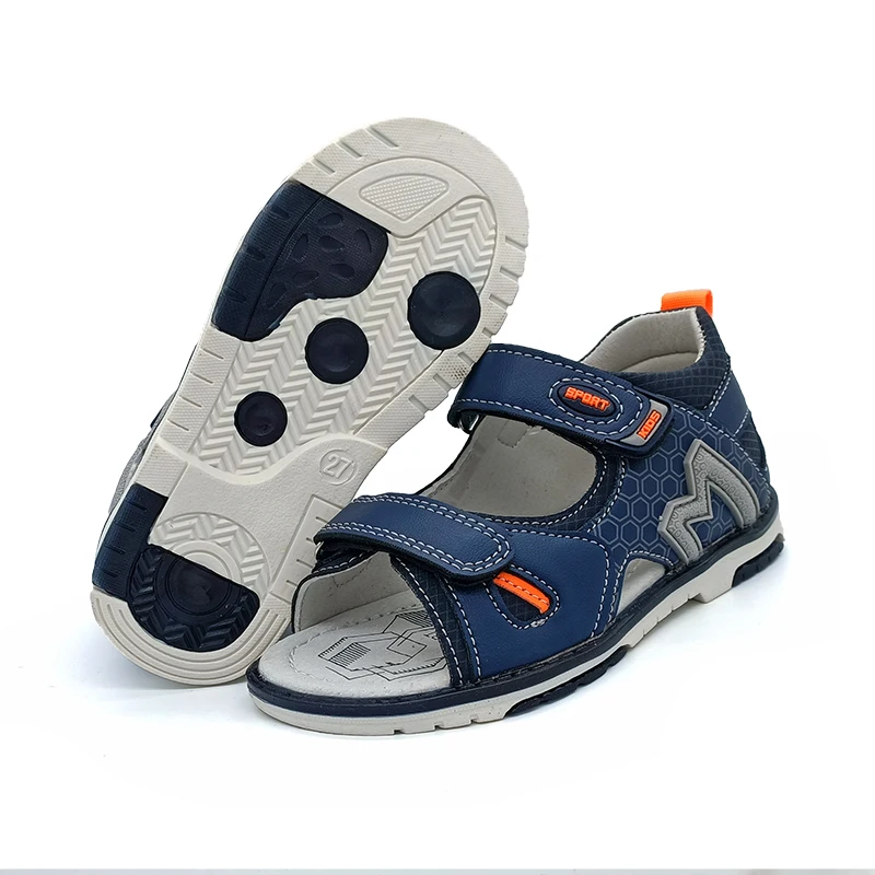 NEW 1pair Orthopedic Leather Children Sandals boy arch support shoes,Super Quality Kids Summer Shoes