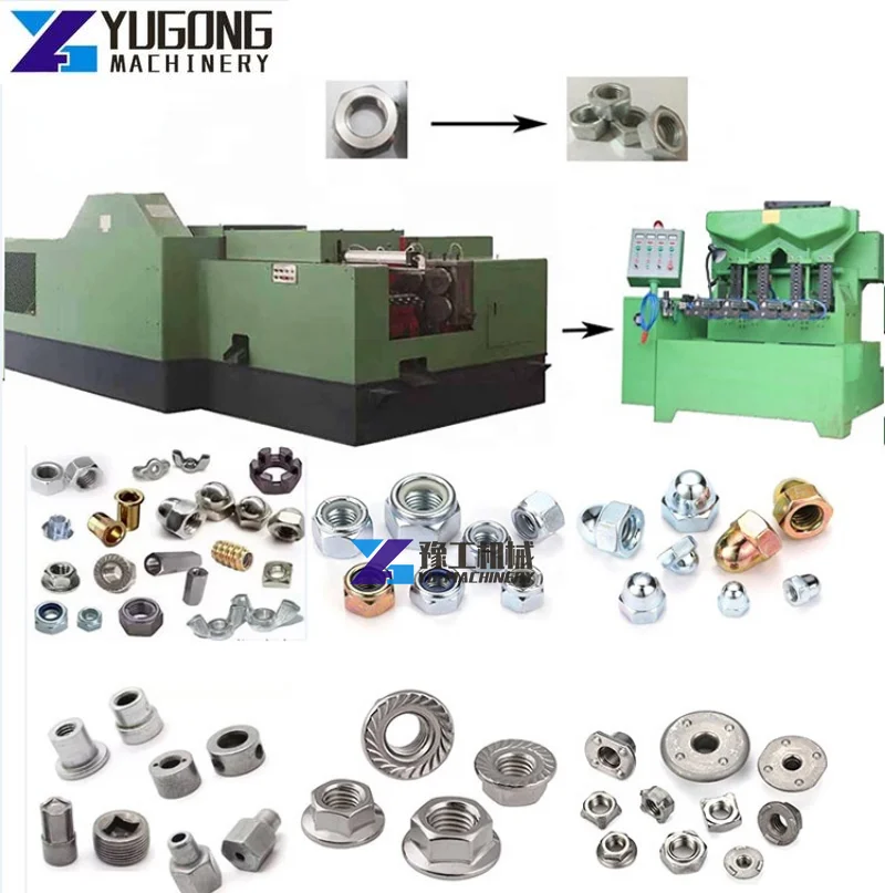 6 Stations Automatic Bolts& Nuts Making Machine/Screw Nuts Making Machine Automatic Self Drilling Screw Making Machine