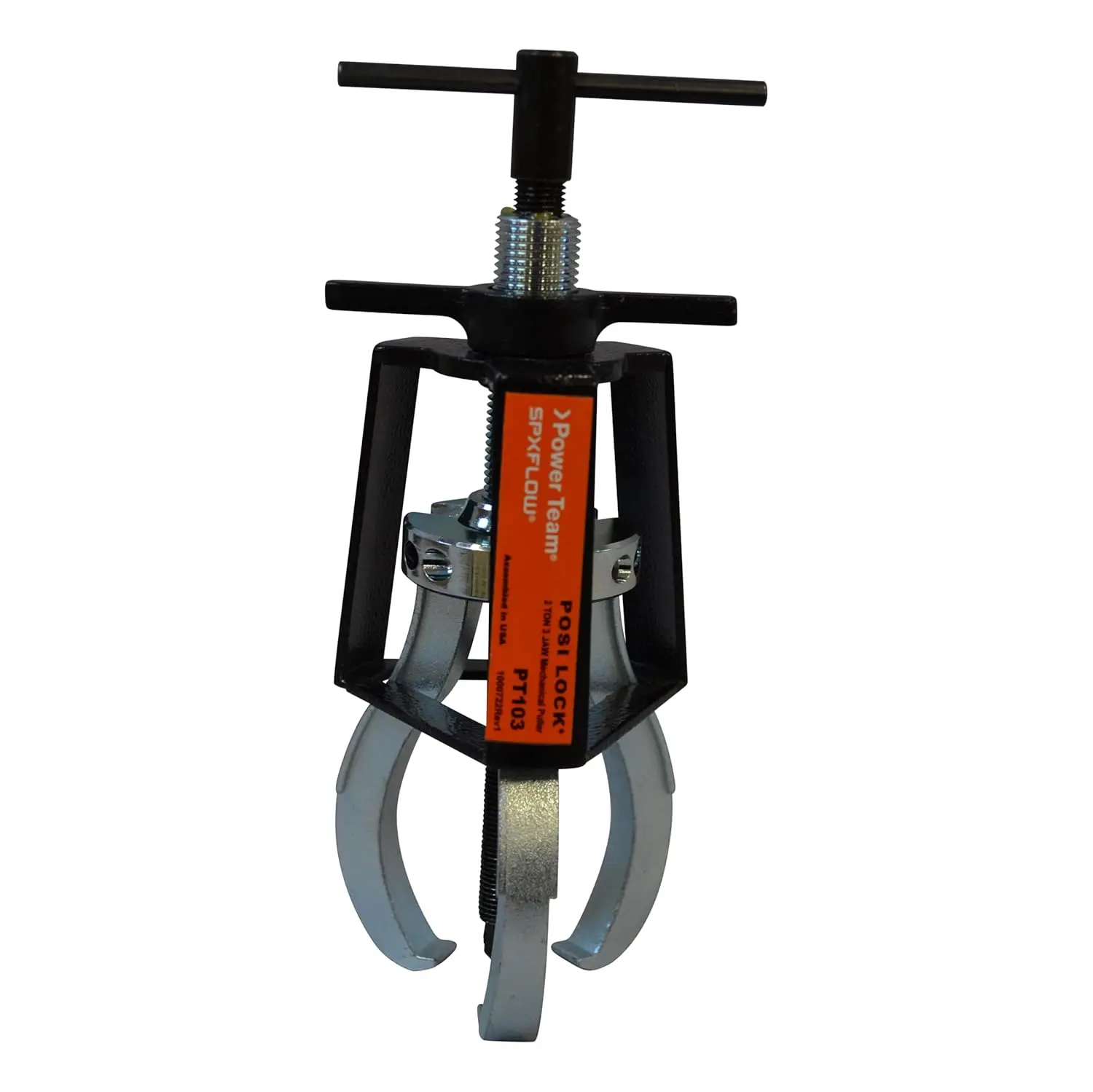 

3" Reach, 0.25"-4.5" Spread, 2 Ton Capacity 3 Jaw Puller for Automotive Repairs