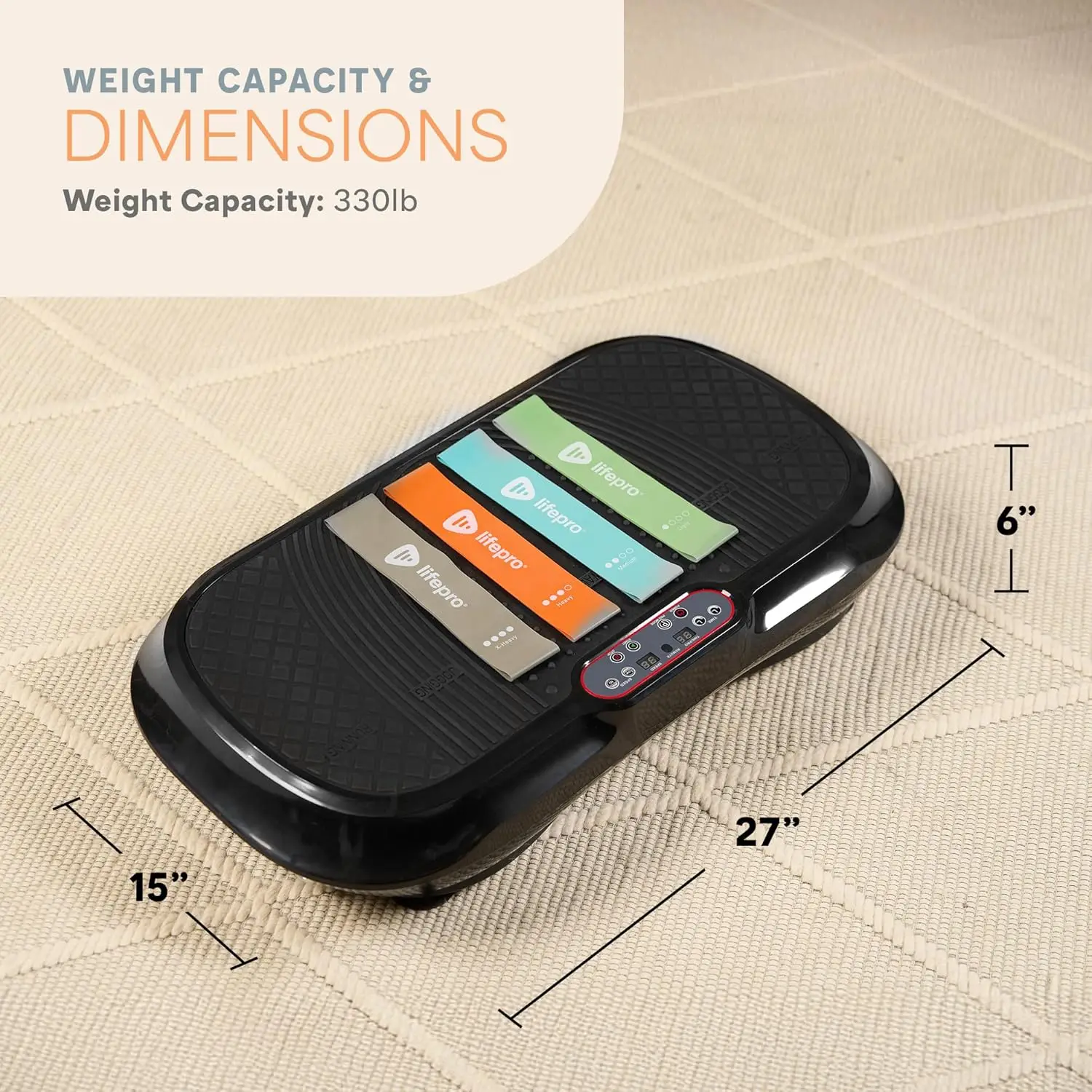 Vibration Plate Exercise Machine – High-Intensity Vibration for Muscle Activation, Full-Body Workout Vibrating Platform