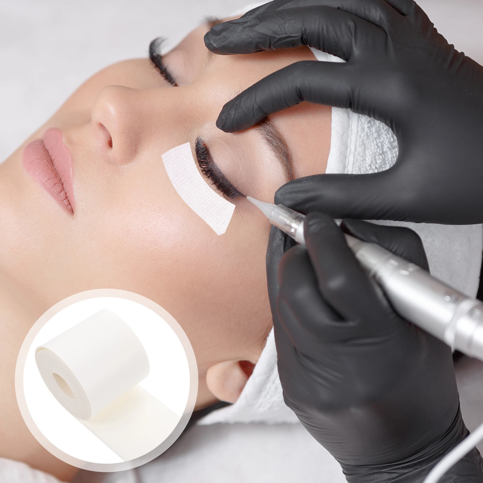 

110pcs Eyelash Extension Stickers PE Mats Fake Eyelashes Supplies Double Eyelid Grafting Tools Foam Pads Reusable Non Allergic