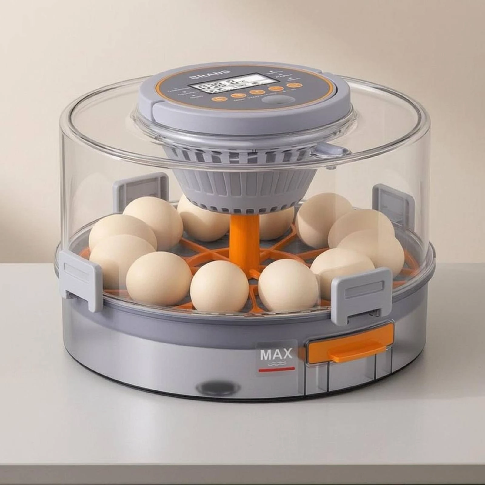 Automatic E-Gg Incubator Transparent Cover Digital E-Gg Incubator Household Appliance 360° View