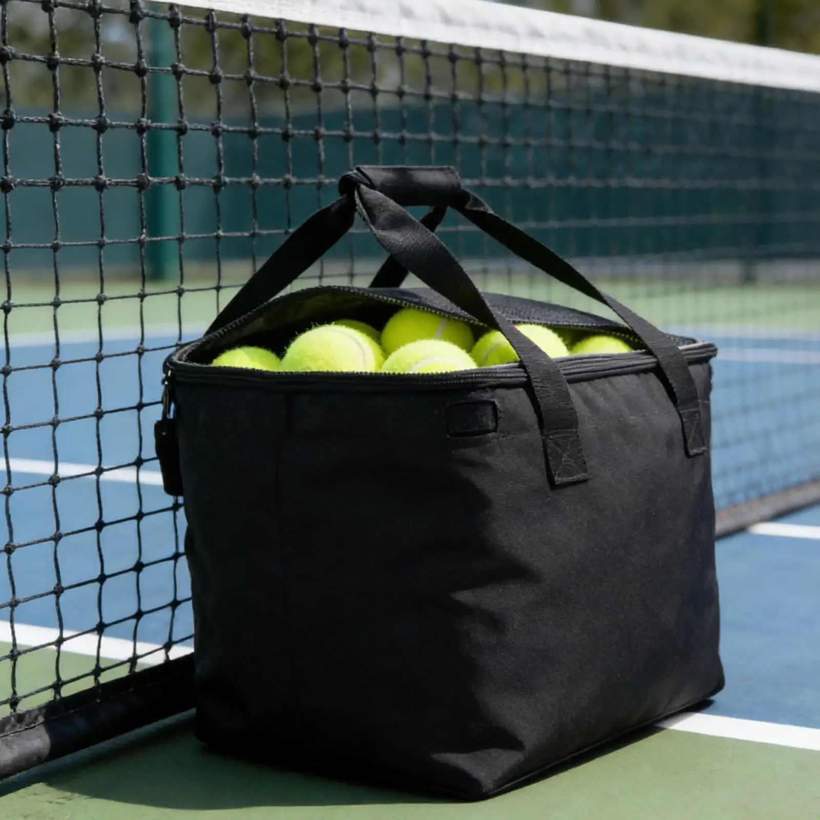 

Pickleball Storage Bag Big Capacity Tote Portable Sports Equipment Organizer for Tennis Coach Use
