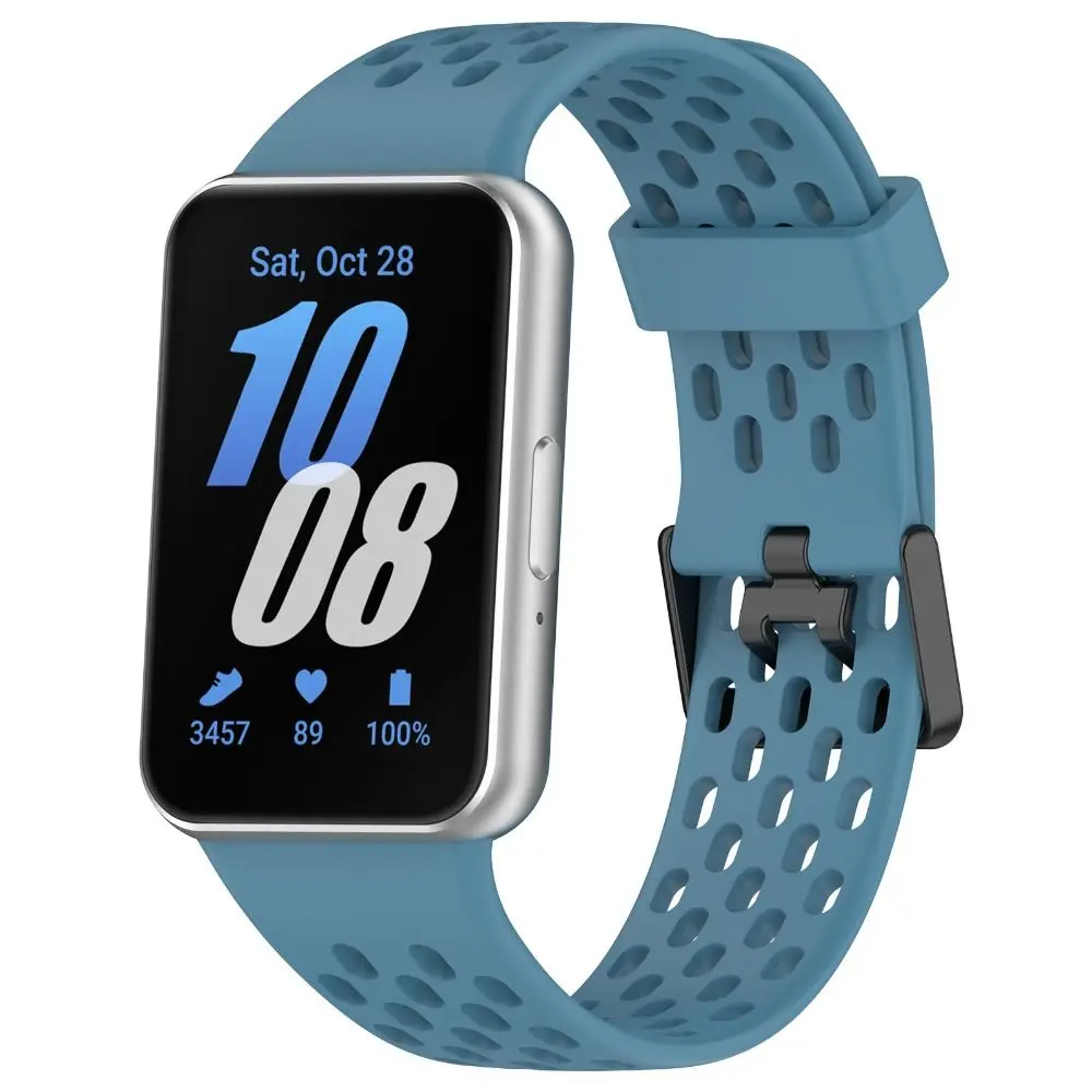 New Replacement Silicone Watch Strap Smart Watch Bracelet Accessories Breathable Watchband for Samsung Galaxy Fit3