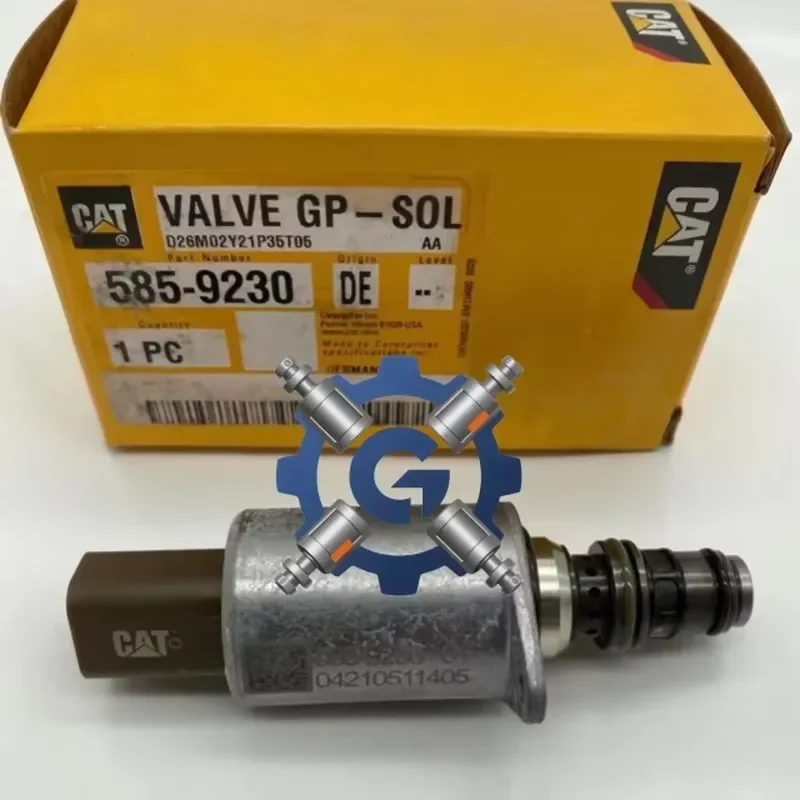 GOUDA OEM New 323D 320GC 323GC 336GC Excavator Main Valve Proportional Solenoid Valve 491-0908 485-5747 585-9230 5859230