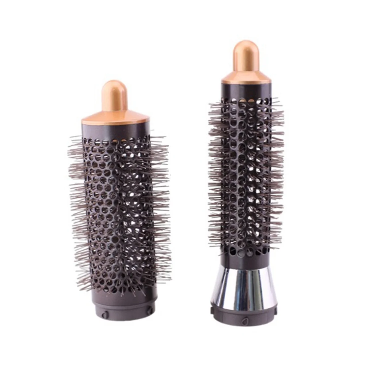 

2Pcs Round Volumizing Brush for Hair Styler Limp Flat Hair Volumizer Attachment Tool A