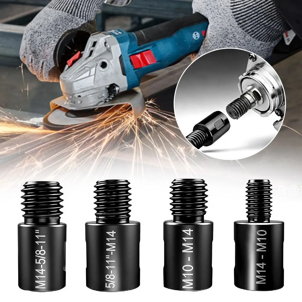 Portable Drill Bit Converter Rod M10 To M14 To 5/8-11 Angle Grinder Accessories American Thread Connector Multifunctional