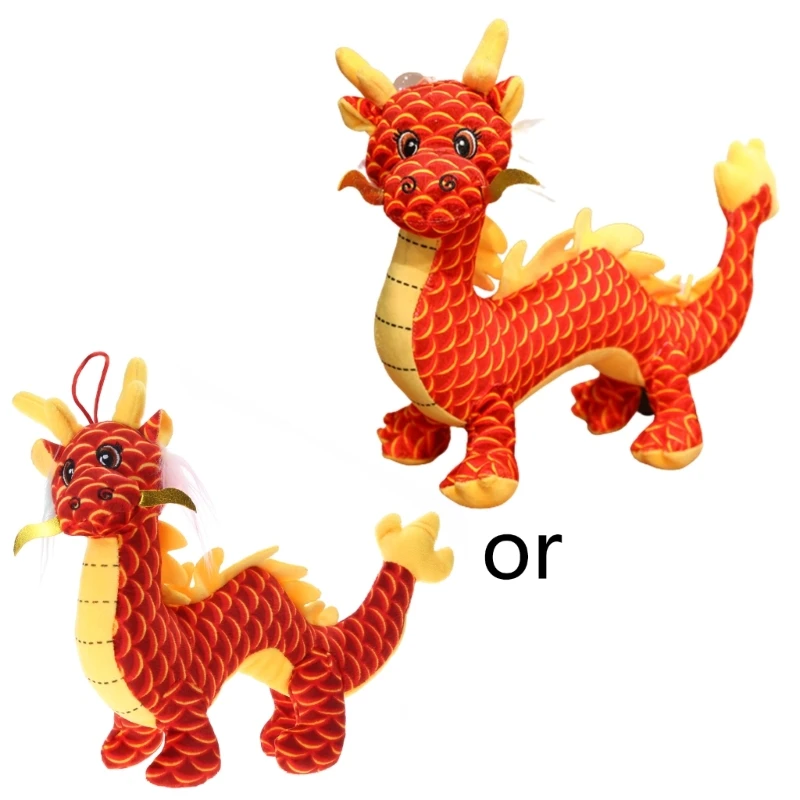 Soft Dragon Children and Playing Toy Home Decorations Kids Gift ies Animal 4 Color