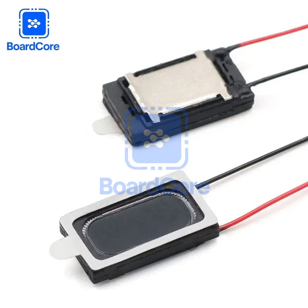 5/10PCS 1W 8R Speaker 1609 16mm×9mm Square Magnetic Horn Speakers 1 Watt 8Ohm Loudspeaker with Wire , for Smart Watch