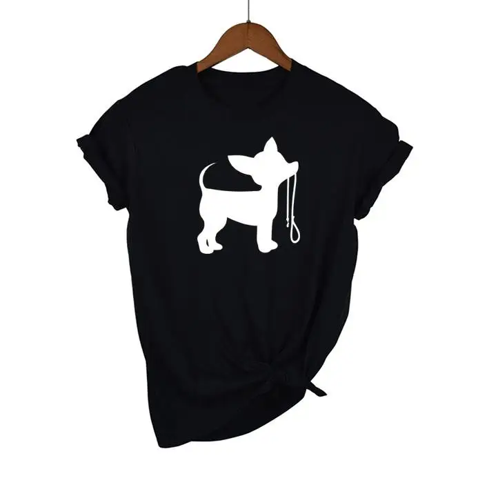 

Женская футболка с принтом собаки чихуахуа, повседневная хлопковая хипстерская забавная футболка для девочек, футболка Tumblr, Прямая поставка