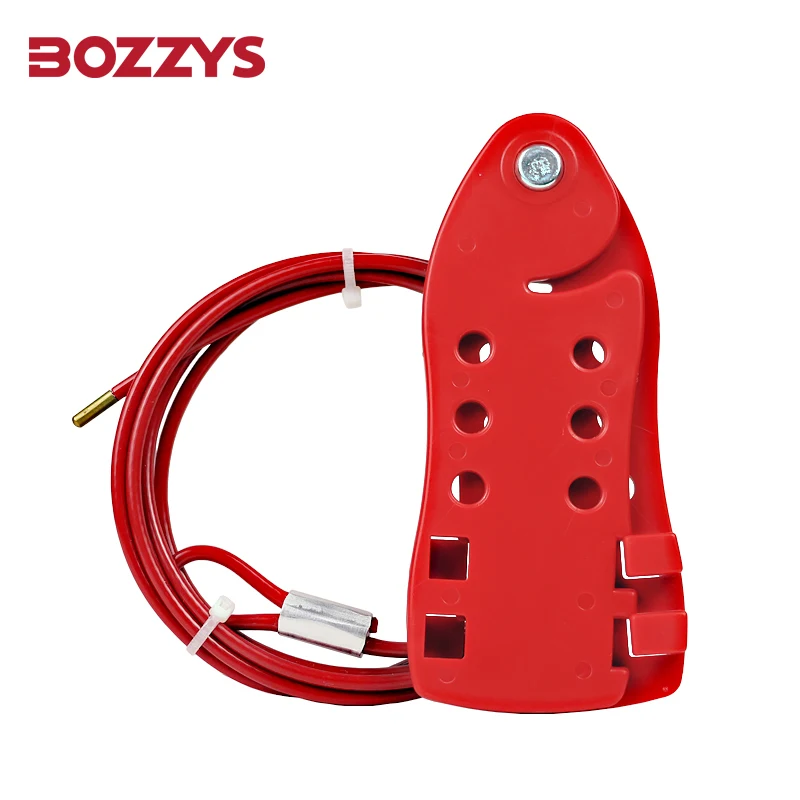 

BOZZYS Multifunctional Adjustable Economy Cable Lockout with 4MM*2M Stainless Steel Cable